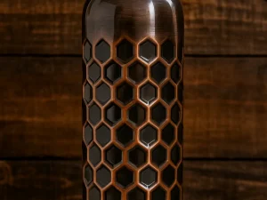 Antique embossed Ayurvedic copper 950ml